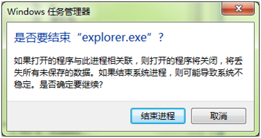 结束进程 结束进程